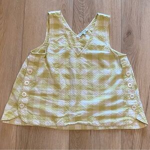 Madewell Gingham Tank Size Medium
